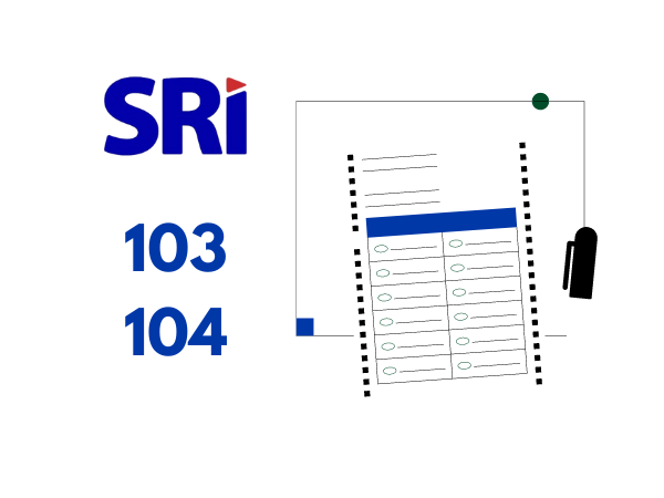 Importa tus formularios 103 y 104